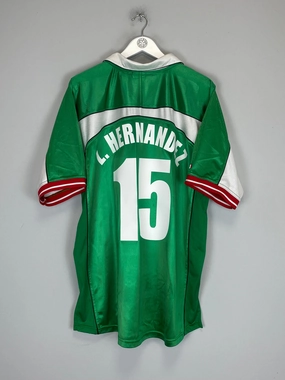 2000/01 MEXICO L.HERNANDEZ #15 HOME SHIRT (XL) ATLETICA UV protection coating