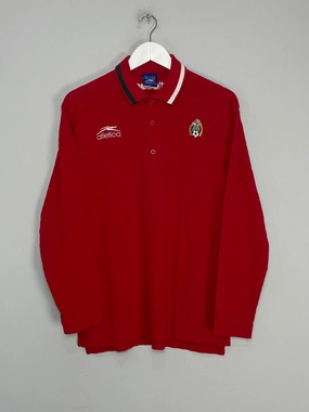 2000/01 MEXICO POLO SHIRT (S) ATLETICA Sporty Outfit Multi Panel Design