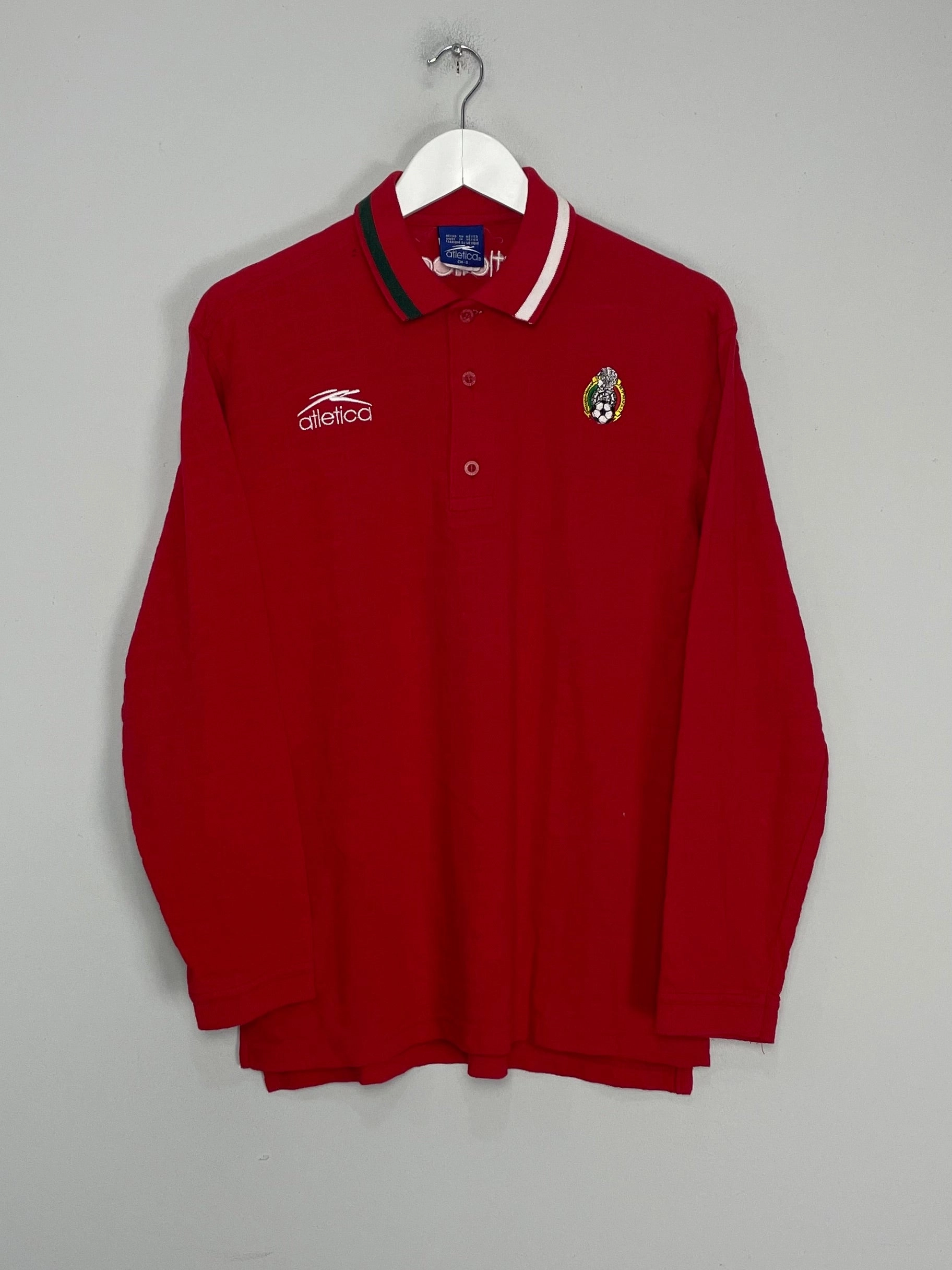 2000/01 MEXICO POLO SHIRT (S) ATLETICA Sporty Outfit Multi Panel Design