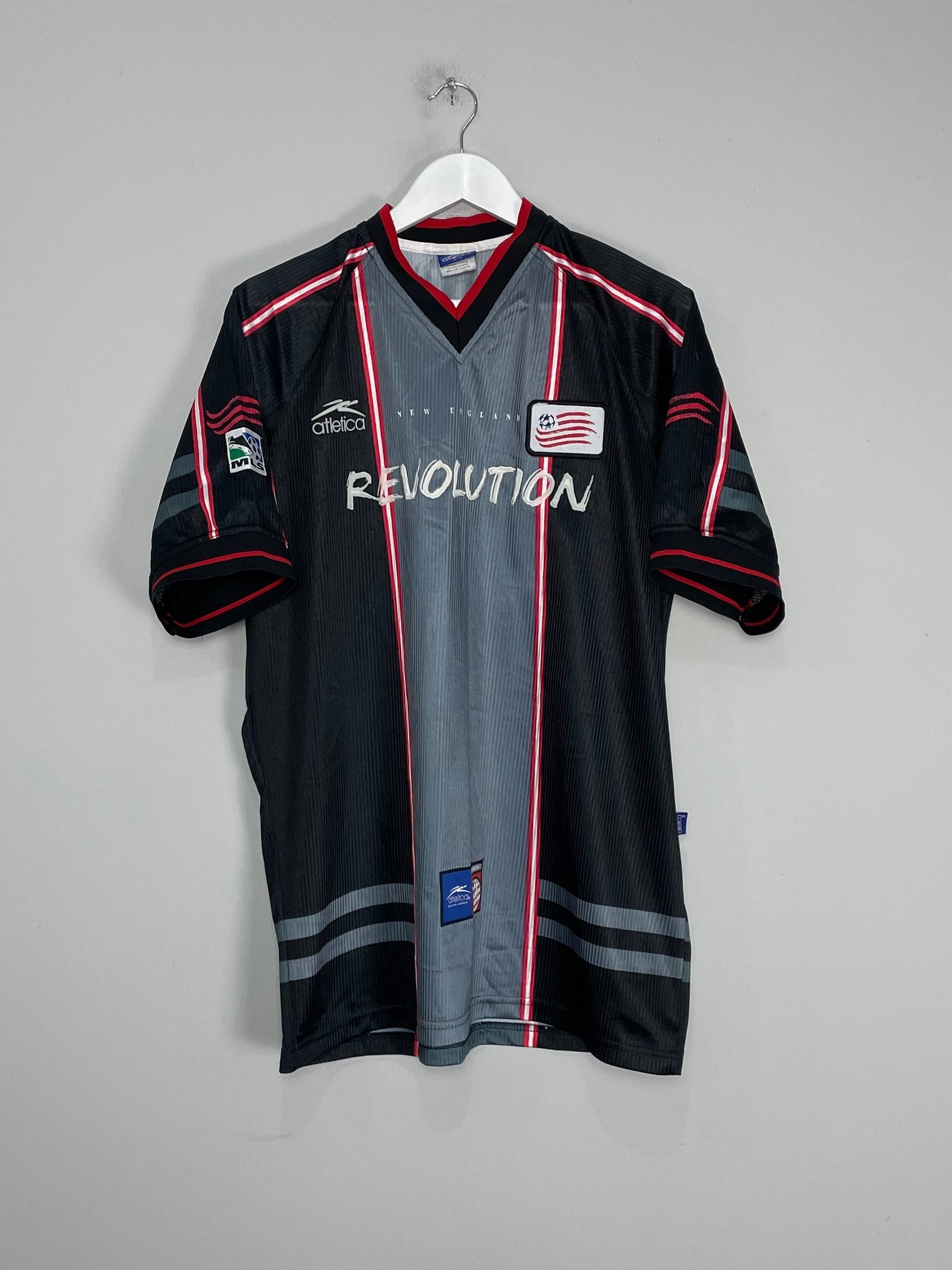 2000/01 NEW ENGLAND REVOLUTION THIRD SHIRT (M) ATLETICA Breath Fit