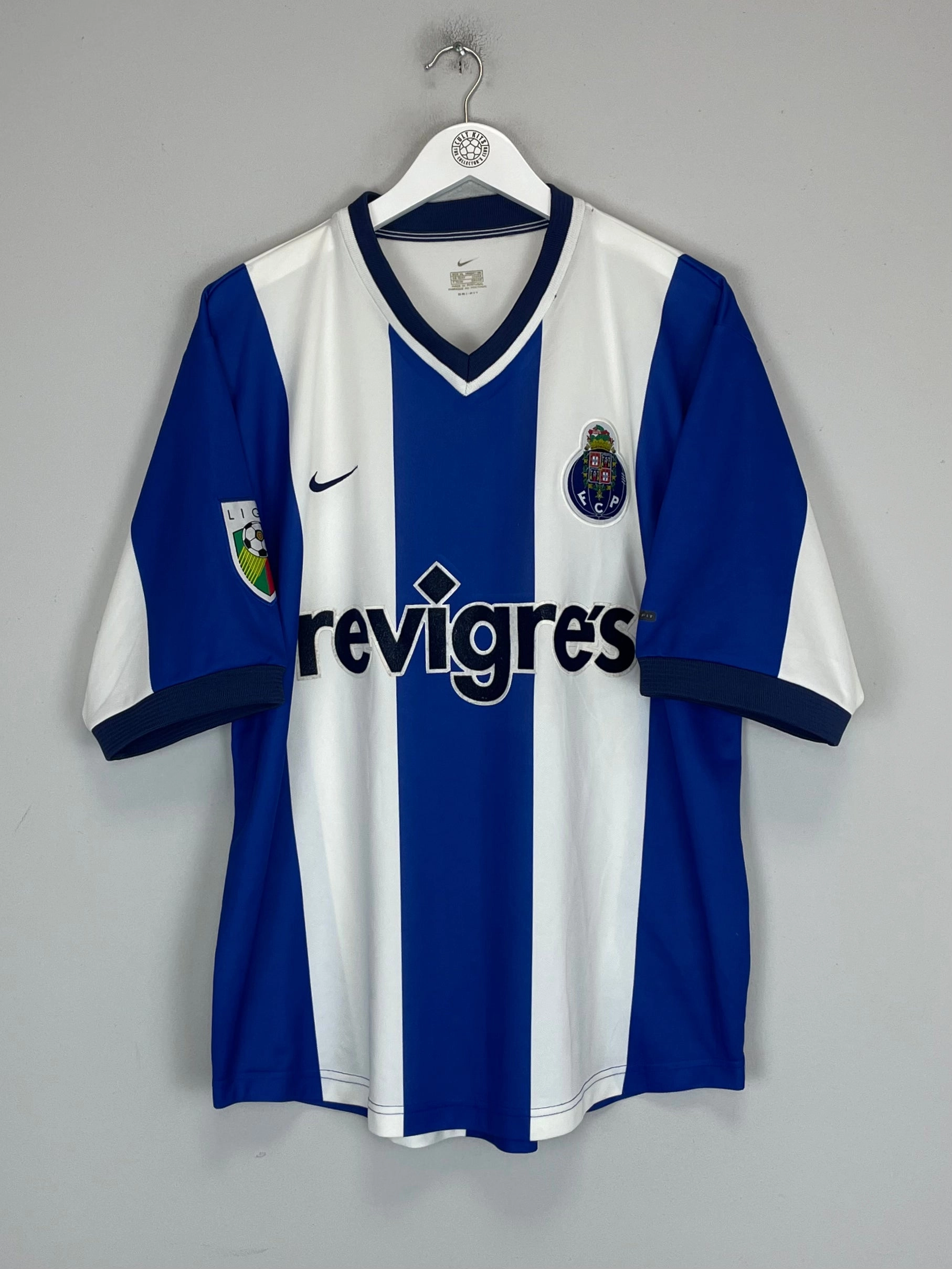 2000/01 PORTO HOME SHIRT (XL) NIKE Anti Slip Inner Grip