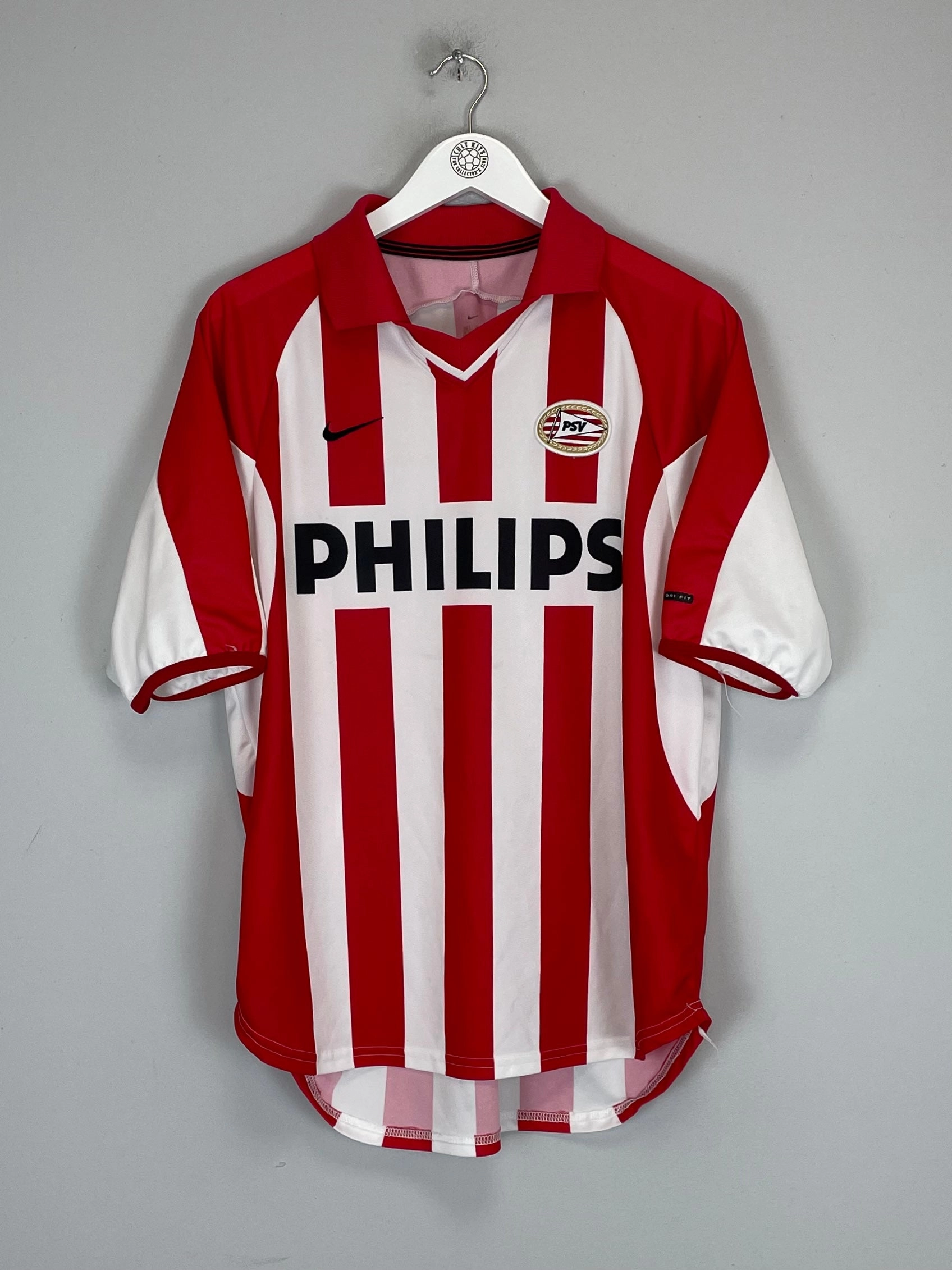 Smooth Flatlock Stitching Bold Form 2000/01 PSV HOME SHIRT (L) NIKE