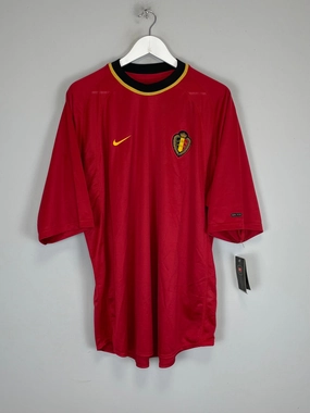 2000/02 BELGIUM *BNWT* HOME SHIRT (XL) NIKE Smooth Lock Stitching Neutral Look