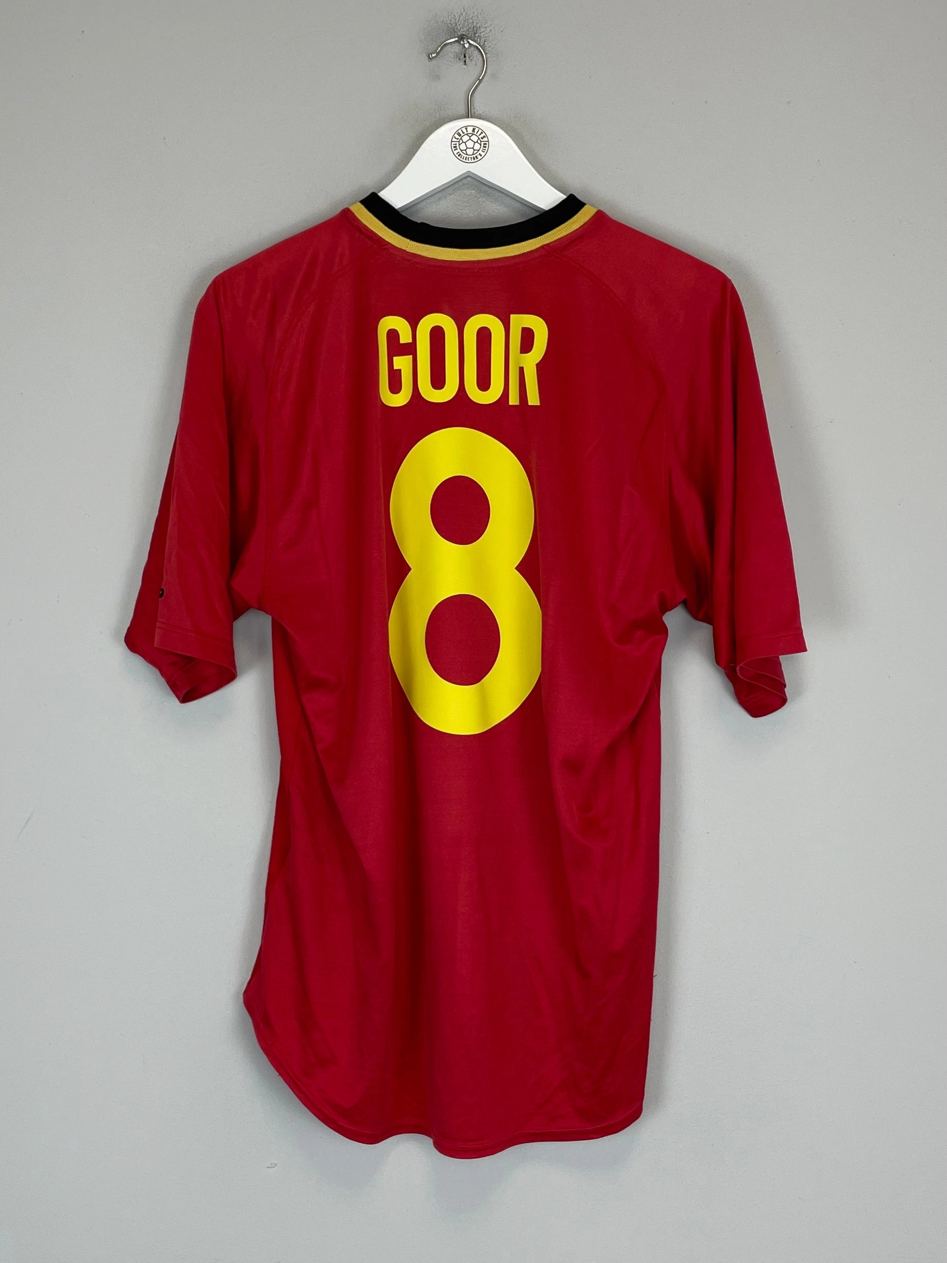 2000/02 BELGIUM GOOR #8 HOME SHIRT (M) NIKE Flexible Knit Construction Outdoor Gear