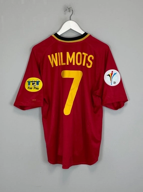 Airflow Optimized Sport Inspired 2000/02 BELGIUM WILMOTS #7 HOME SHIRT (S) NIKE