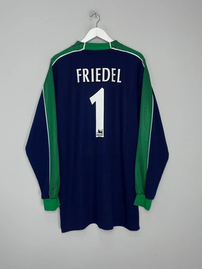 Brushed Interior 2000/02 BLACKBURN ROVERS FRIEDEL #1 GK SHIRT (XXL) KAPPA