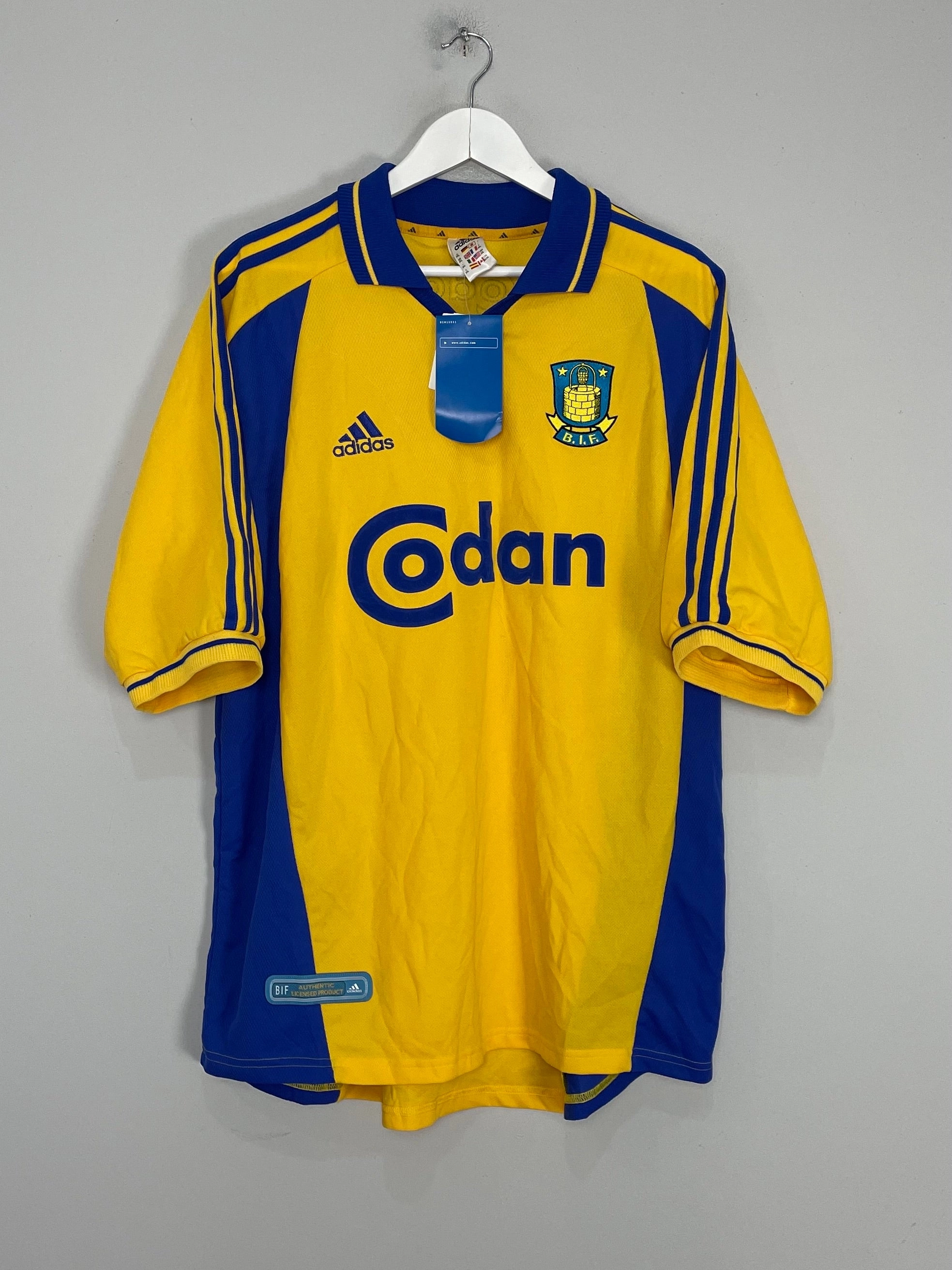 Moisture Lock Reservoir Sweat Zone 2000/02 BRONDBY *BNWT* HOME SHIRT (XXL) ADIDAS