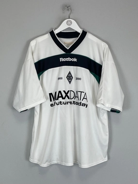 All-Purpose Gear No Resistance 2000/02 MONCHENGLADBACH FILOU #24 *SIGNED* HOME SHIRT (M) REEBOK