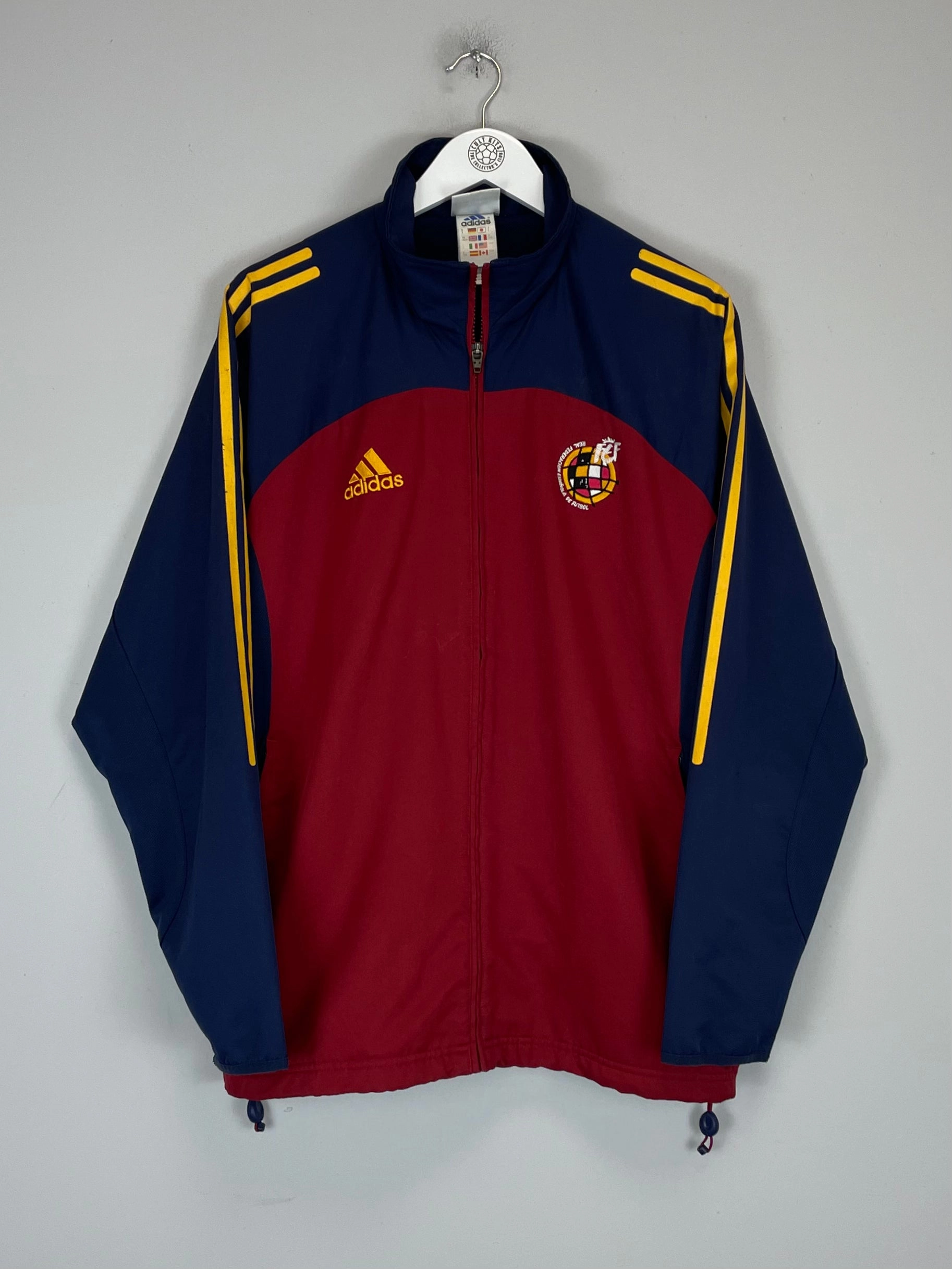 2000/02 SPAIN TRACK JACKET (M) ADIDAS aesthetics OdorNeutralizing Tech