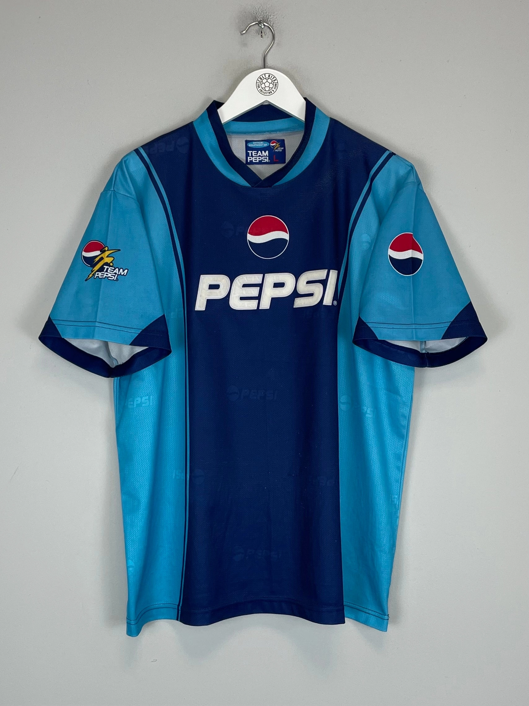 Double Stitched Edges 2000 PEPSI 'ASK FOR MORE' SHIRT (L)