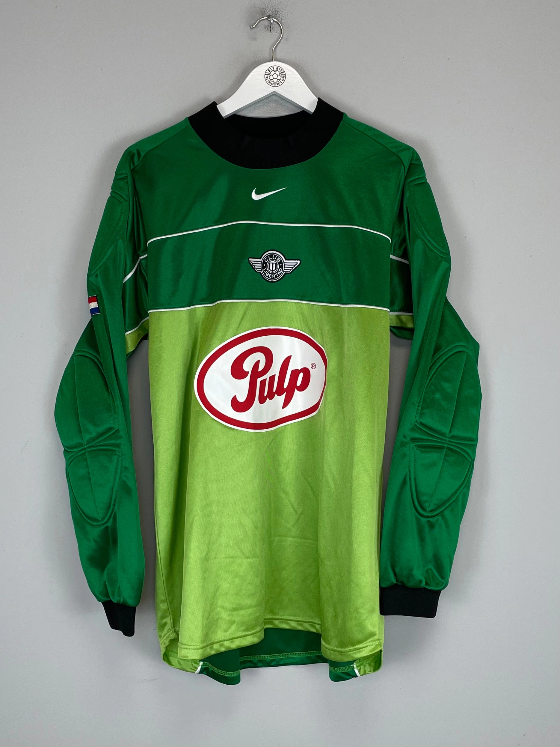 2001/02 CLUB LIBERTAD #1 GK SHIRT (L) NIKE Low Bulk Construction