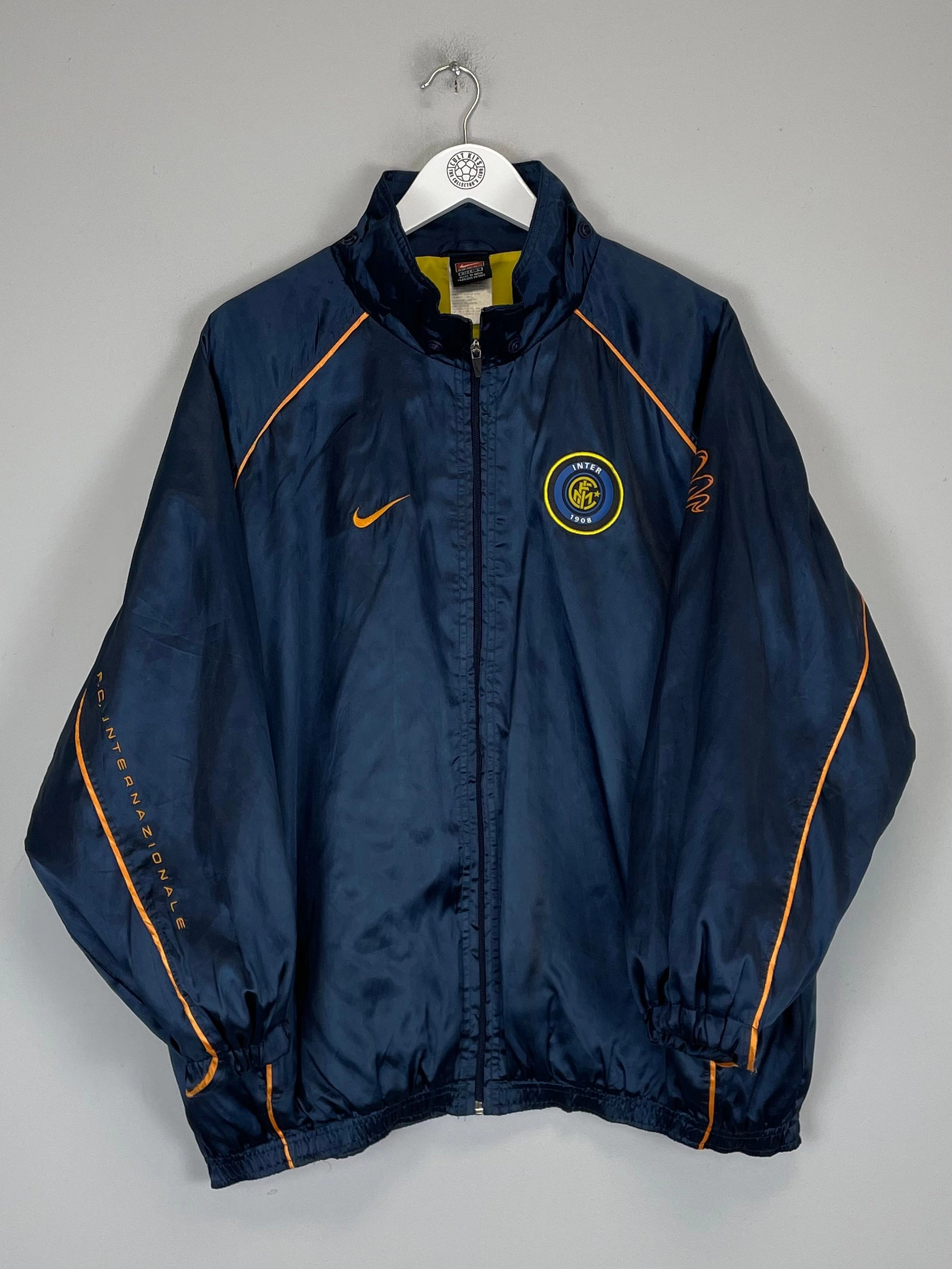 snowboarding Stretch Recovery Fabric 2001/02 INTER MILAN TRACK JACKET (L) NIKE