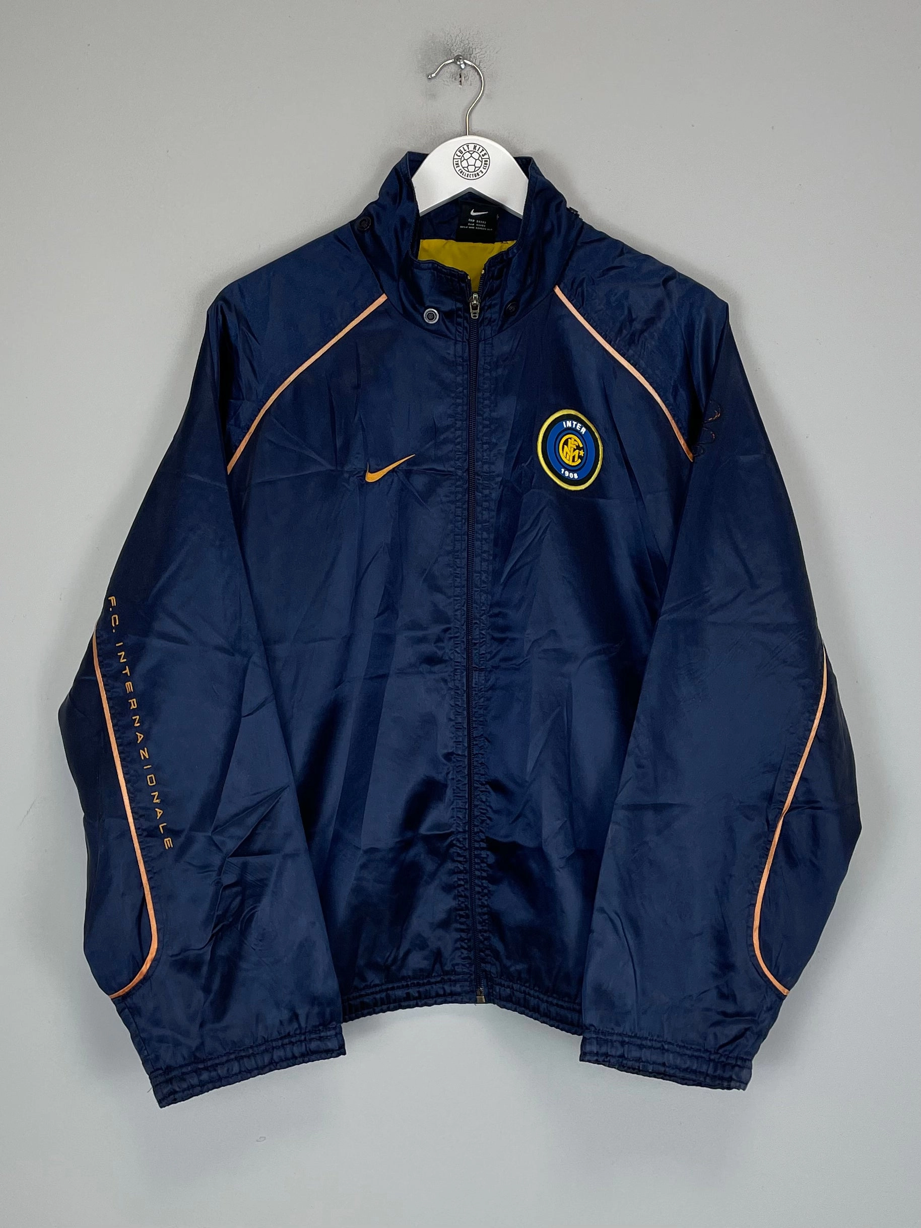 Striped advertising 2001/02 INTER MILAN TRACK JACKET (S) NIKE