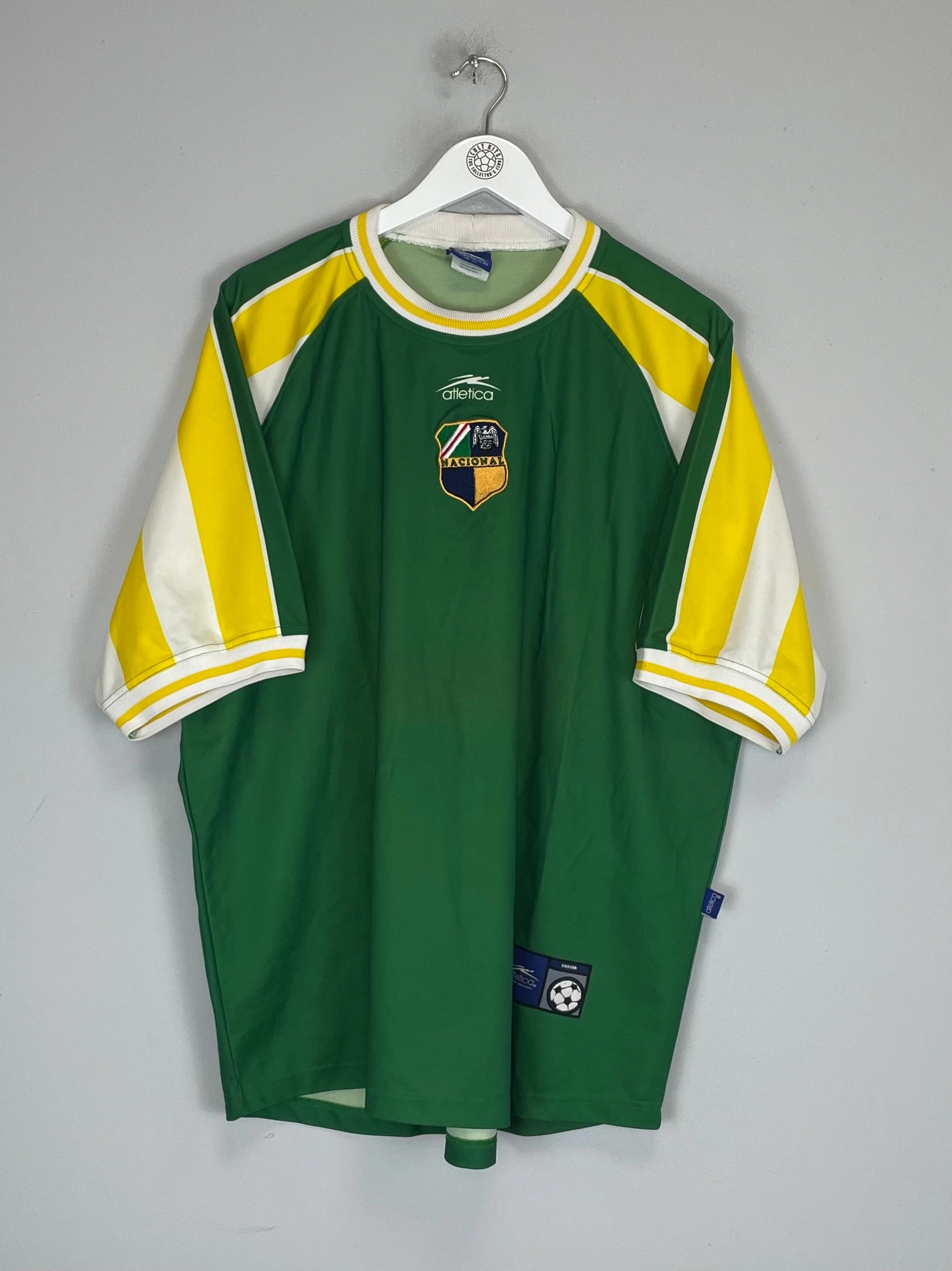 2001/02 NACIONAL TIJUANA HOME SHIRT (XL) ATLETICA Unisex Fit