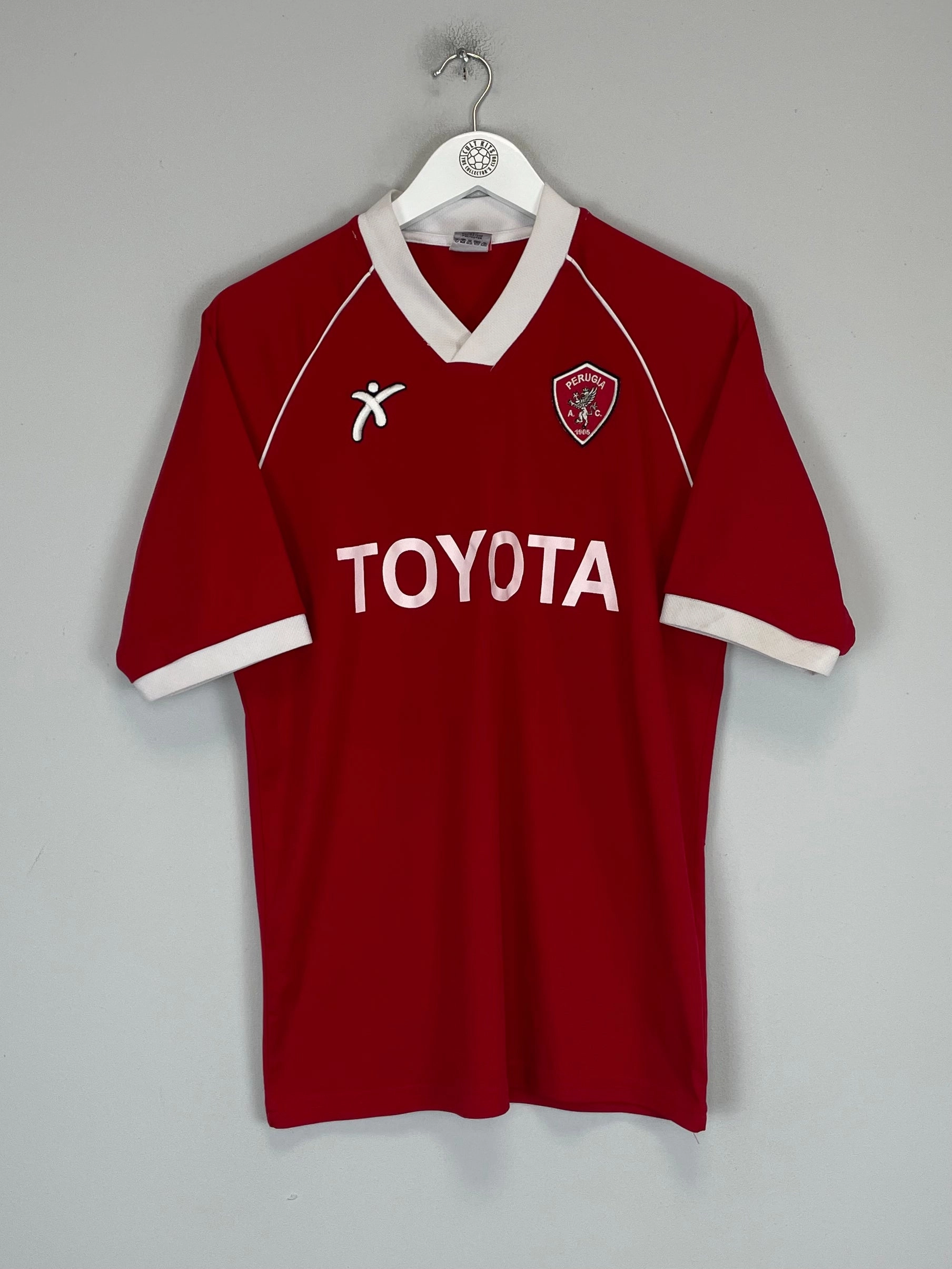 2001/02 PERUGIA TRAINING SHIRT (M) GALEX Double Stitched Seams Street Edge