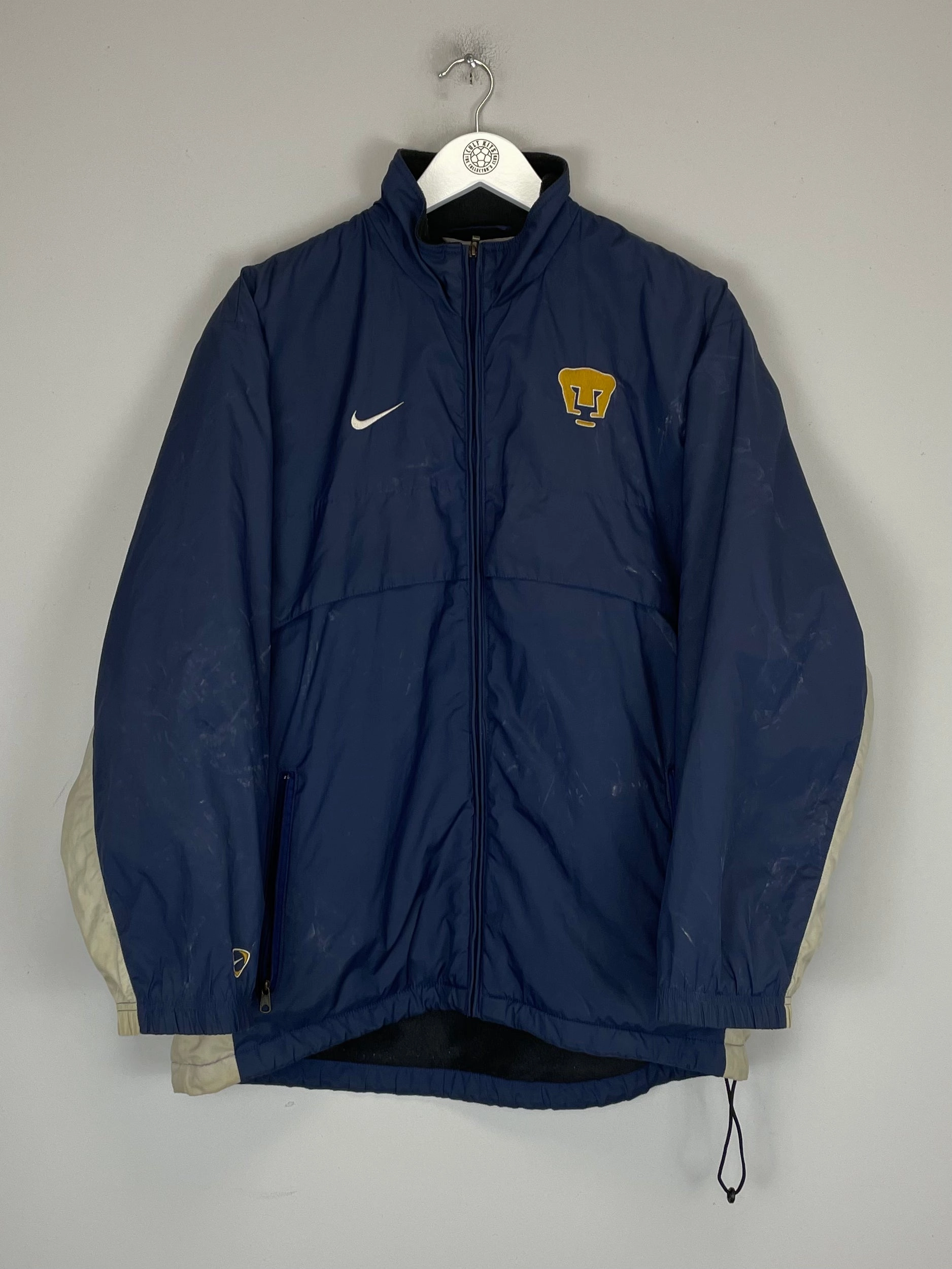 WaterResistantCoating 2001/02 UNAM PUMAS FLEECE LINED JACKET (S) NIKE