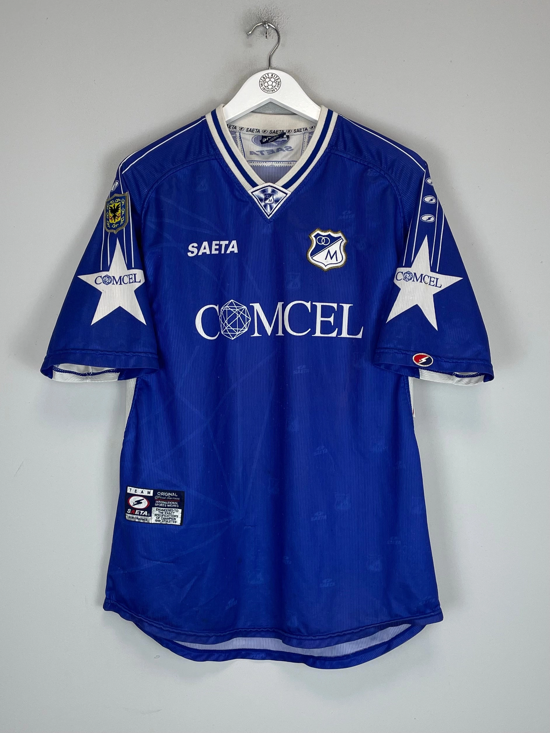 2001 MILLONARIOS HOME SHIRT (L) SAETA Energy Gear