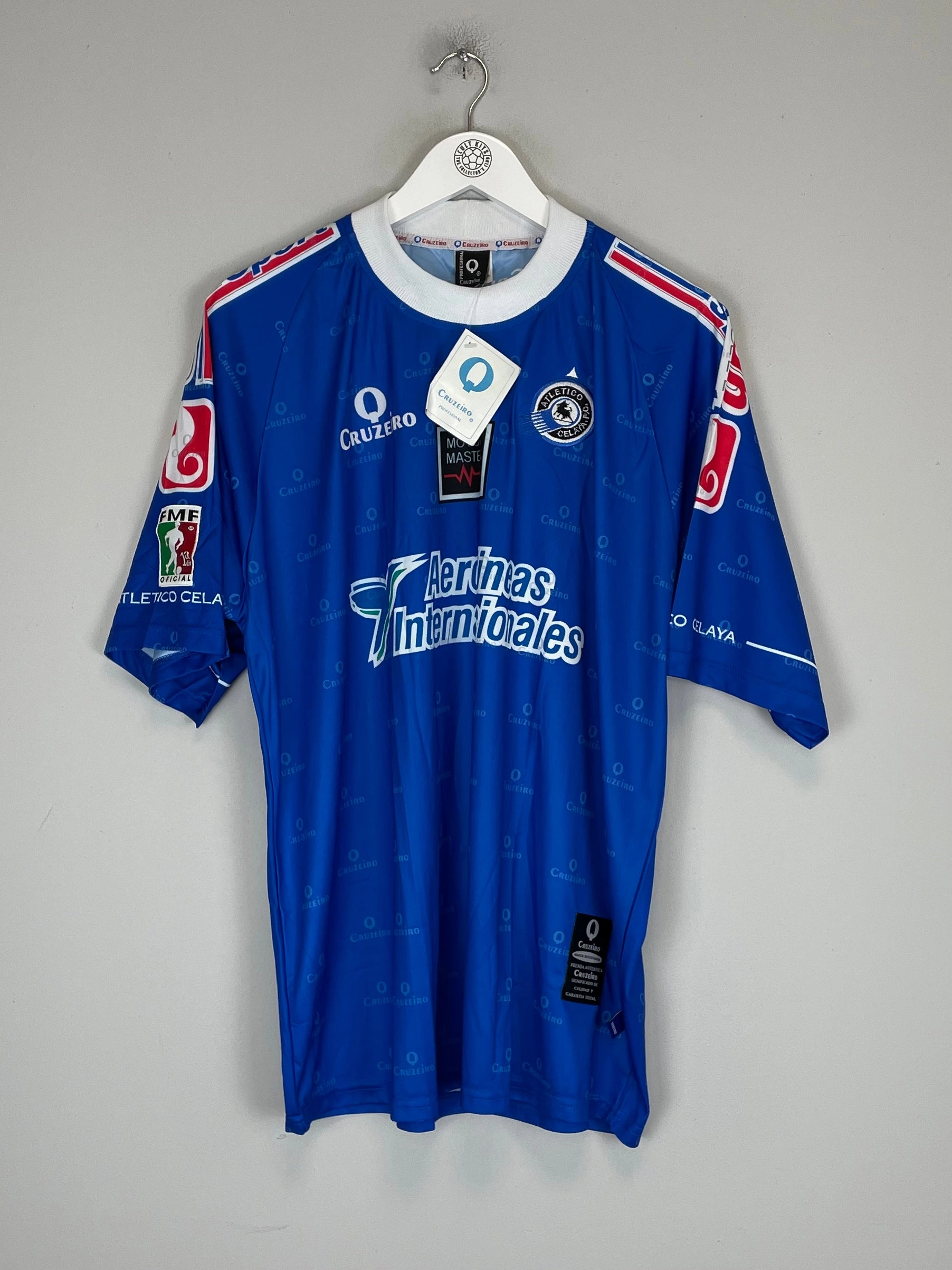 2002/03 ATLETICA CELAYA *BNWT* TRAINING SHIRT (L) CRUZEIRO Air Optimized
