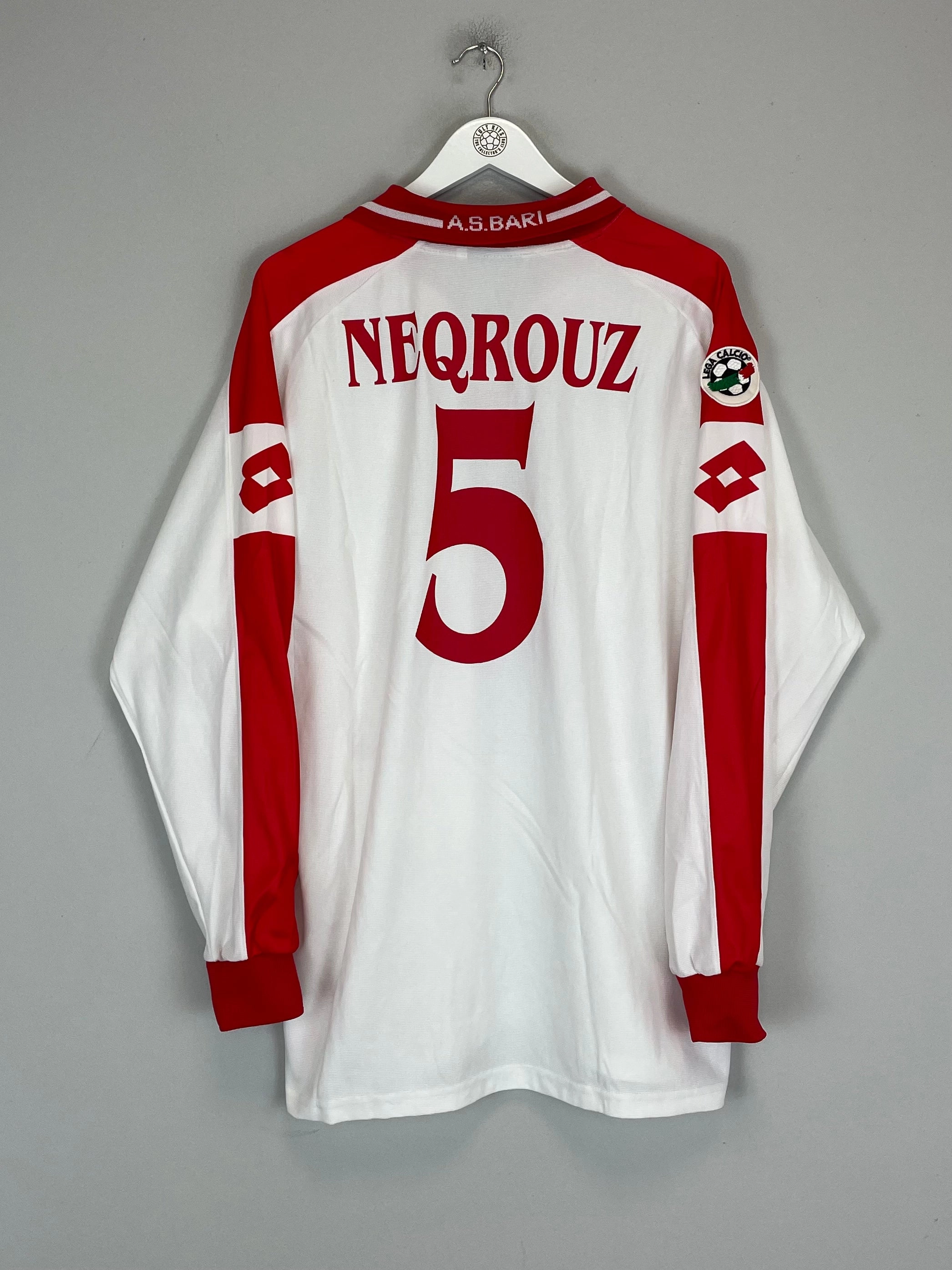 2002/03 BARI NEQROUZ #5 L/S *MATCH ISSUE* HOME SHIRT (XL) LOTTO Everyday Use Micro Perforated Ventilation