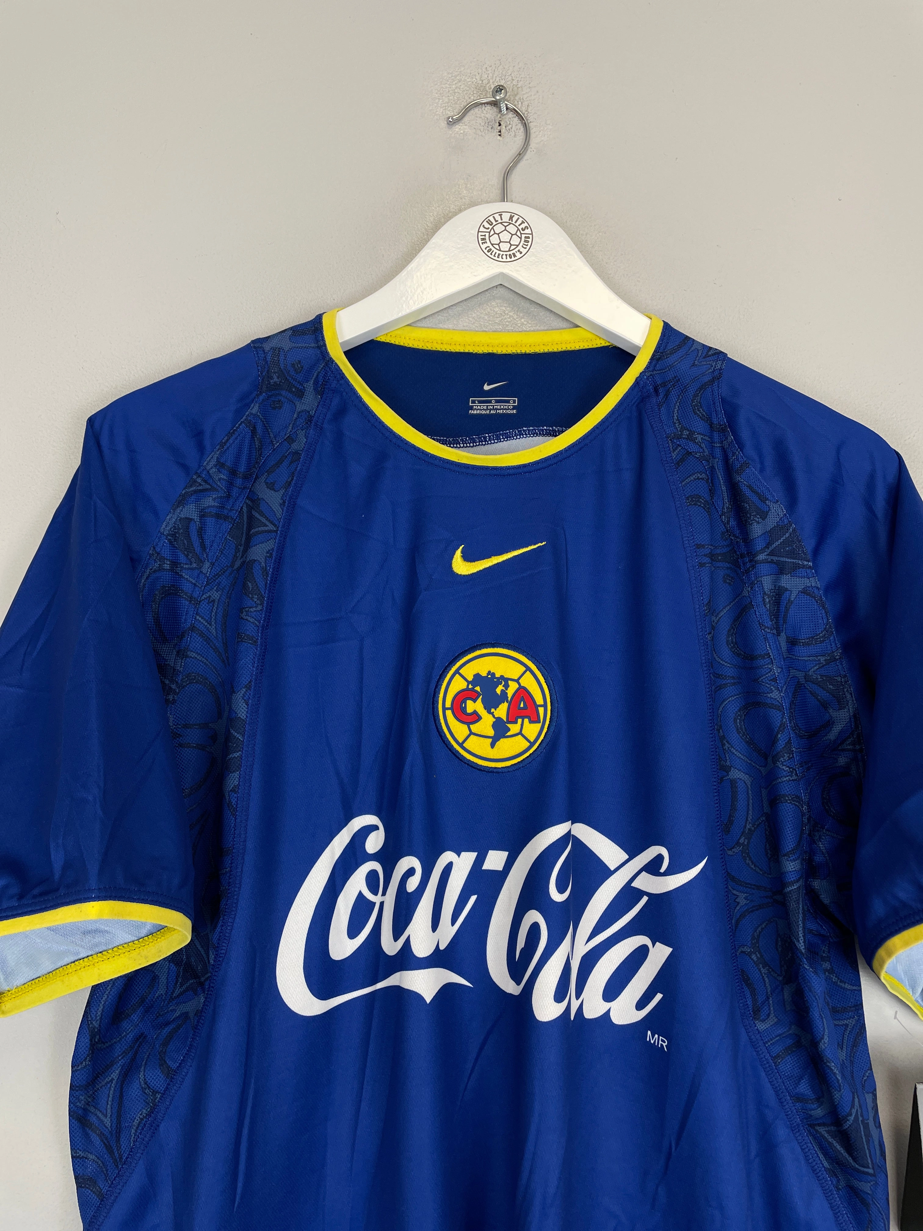 Cozy Performance Stretch Lines 2002/03 CLUB AMERICA *BNWT* AWAY SHIRT (MULTIPLE SIZES) NIKE