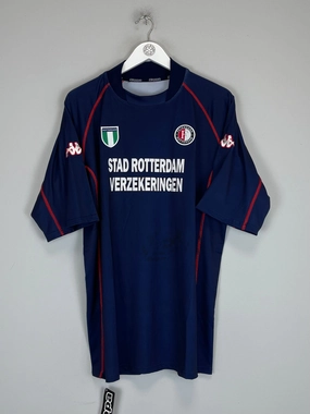 Eco Friendly Production Sweat Wicking Ribbing 2002/03 FEYENOORD *BNWT WITH DEFECTS* EUROPEAN AWAY SHIRT (L) KAPPA