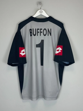 Stretch Comfort 2002/03 JUVENTUS BUFFON #1 GK SHIRT (XL) LOTTO
