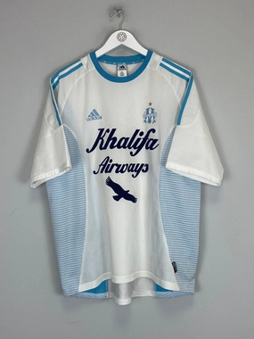 2002/03 MARSEILLE HOME SHIRT (XL) ADIDAS Non Irritating Tags