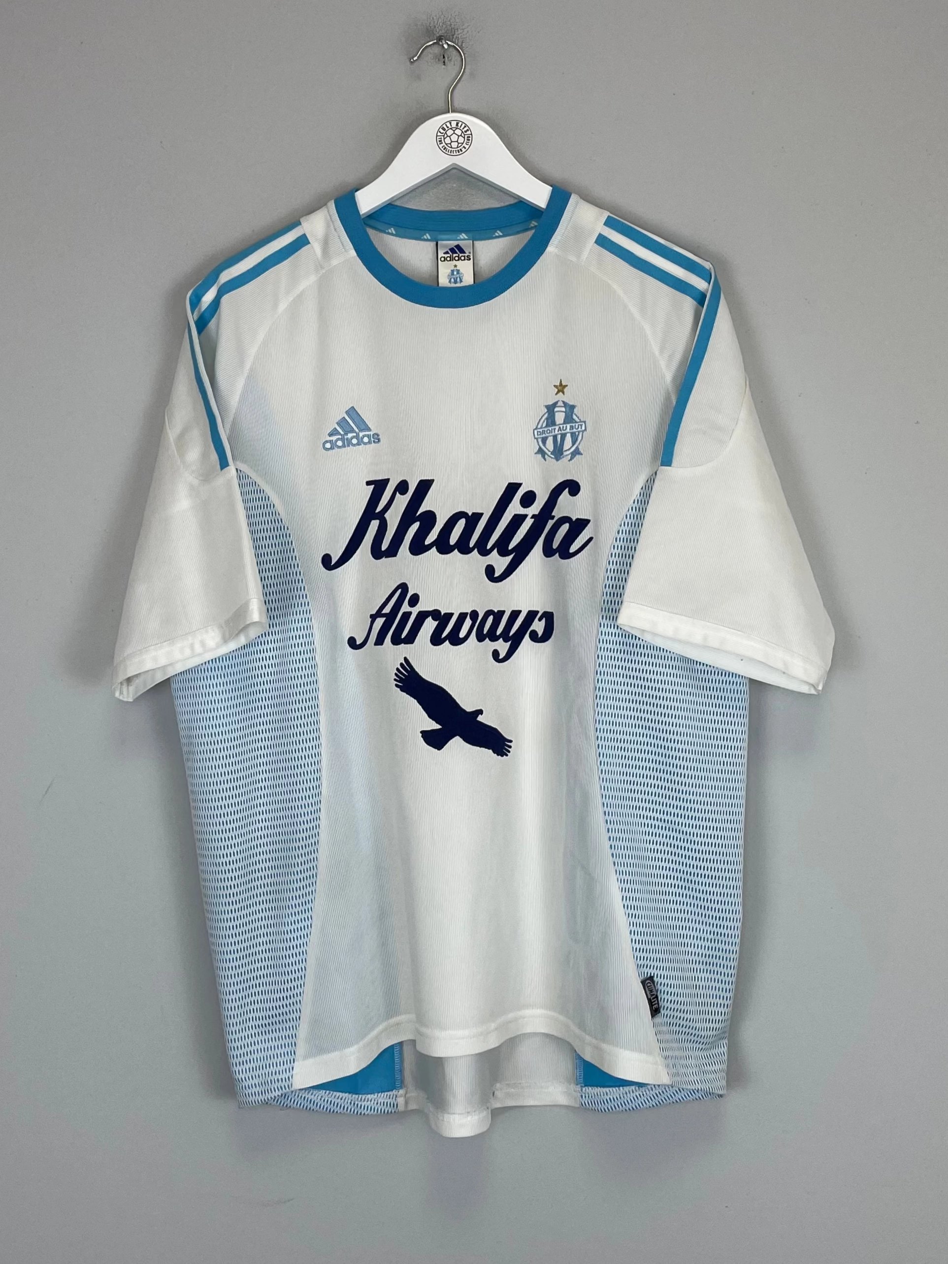 2002/03 MARSEILLE HOME SHIRT (XL) ADIDAS Non Irritating Tags