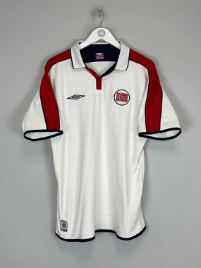 Sublimation Print Ready 2002/03 NORWAY AWAY SHIRT (M) UMBRO