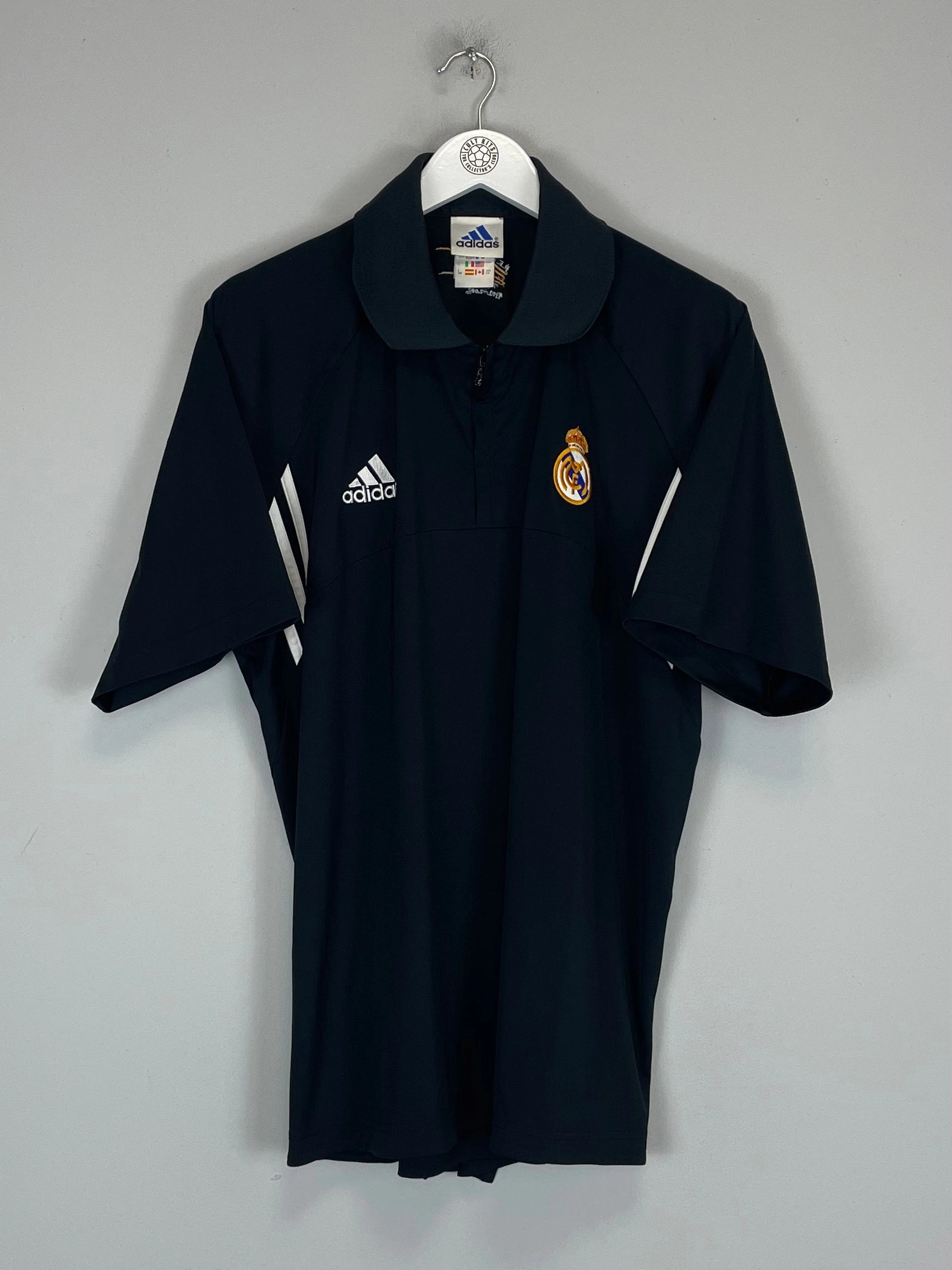 Mesh Panel Placement 2002/03 REAL MADRID 1/4 ZIP (L) ADIDAS