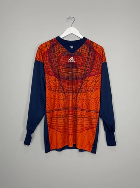 2002/04 ADIDAS TEMPLATE GK SHIRT (M) Reinforced Hems Breathable Underarm Gussets