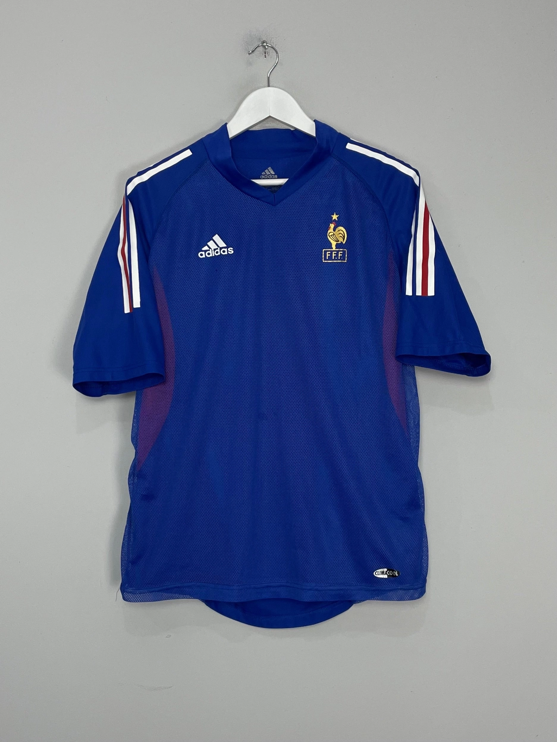 Sport Performance 2002/04 FRANCE *PLAYER ISSUE* HOME SHIRT (M) ADIDAS