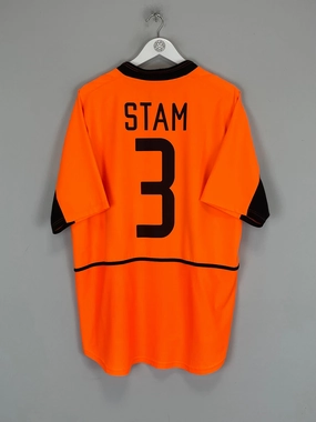 2002/04 NETHERLANDS STAM #3 HOME SHIRT (XL) NIKE Fitness Look