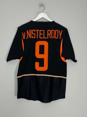 Reflective Trim Detail 2002/04 NETHERLANDS V.NISTELROOY #9 AWAY SHIRT (S) NIKE