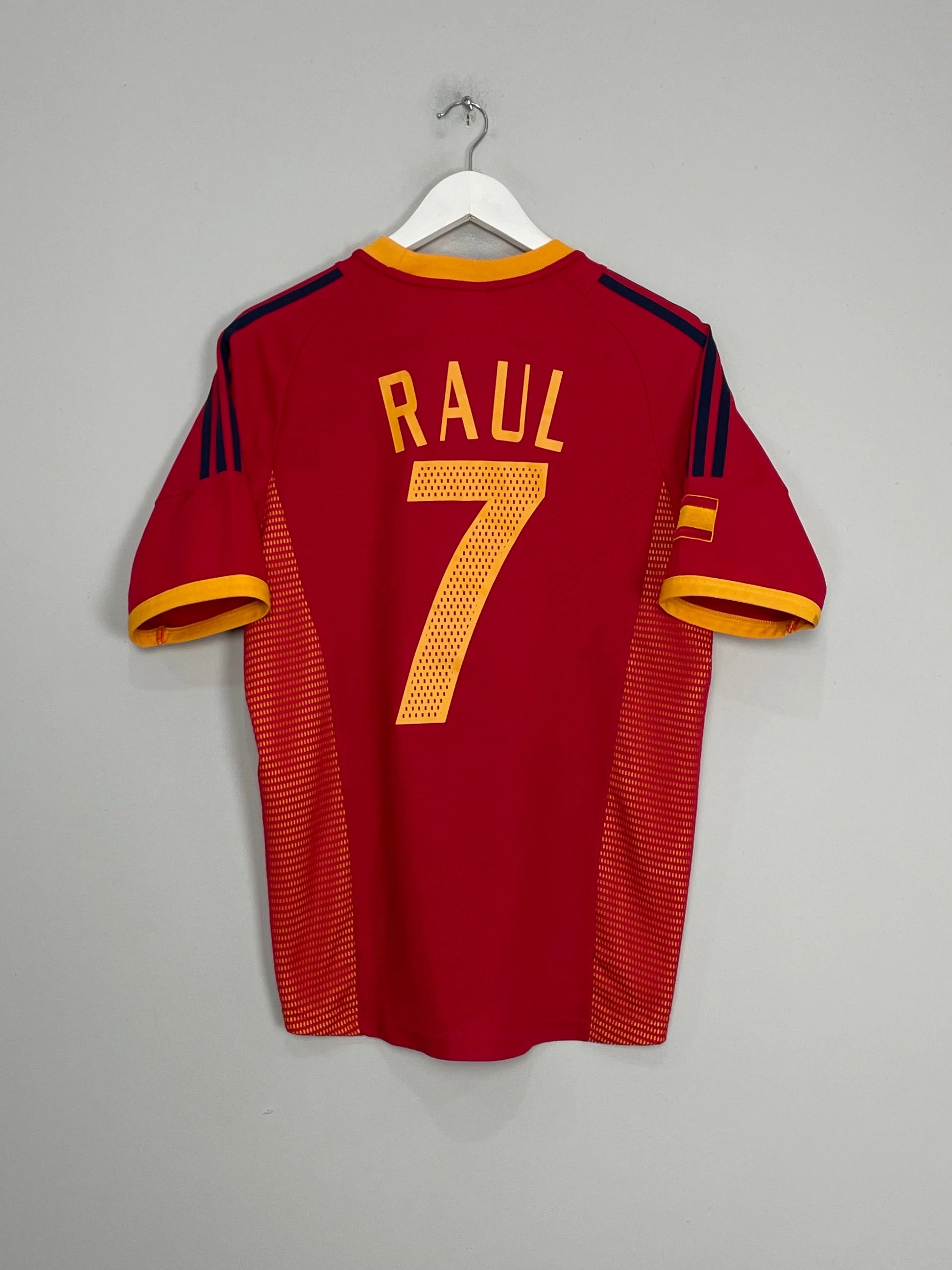 Versatile Apparel 2002/04 SPAIN RAUL #7 HOME SHIRT (S) ADIDAS