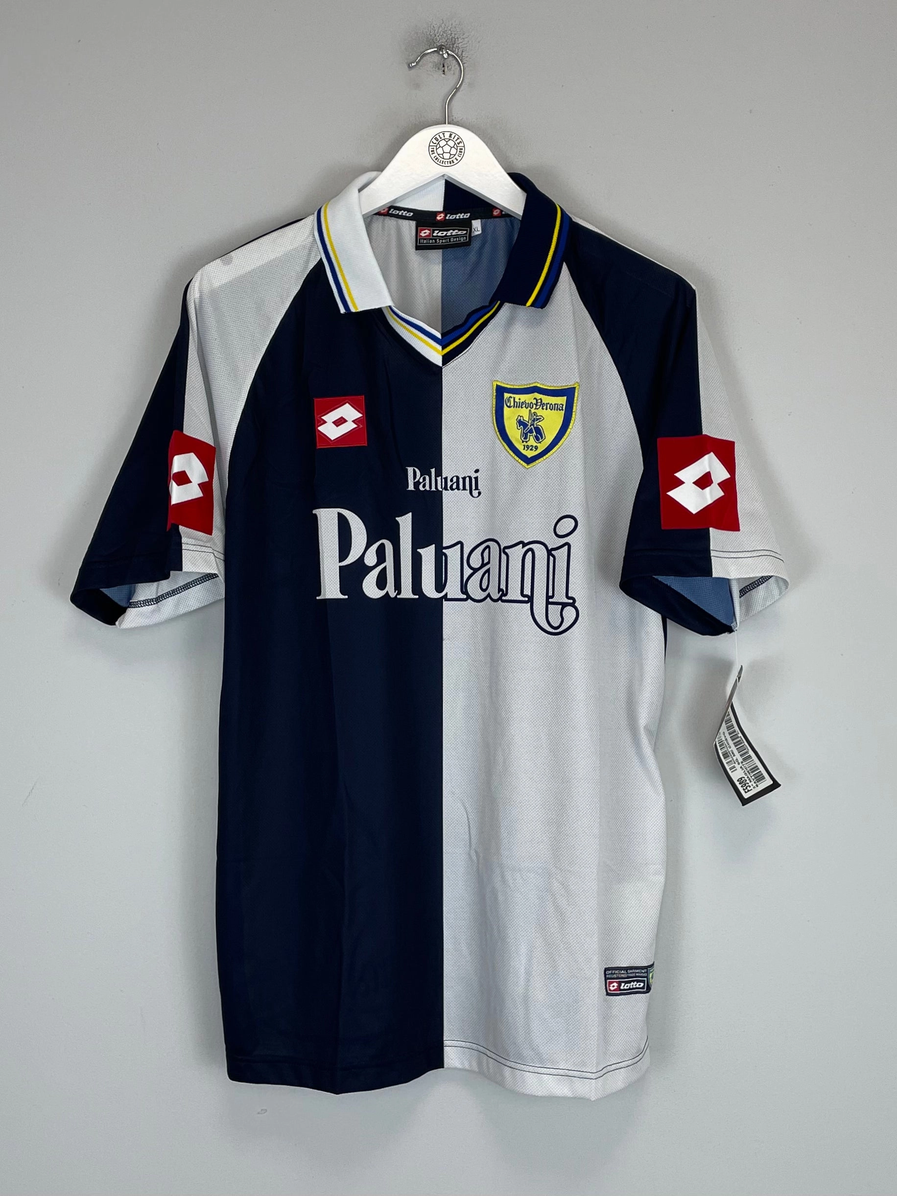 2003/04 CHIEVO VERONA *BNWT* THIRD SHIRT (XL) LOTTO Static Resistant Fabric Odor Resistant Technology