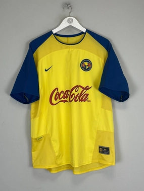 2003/04 CLUB AMERICA HOME SHIRT (XL) NIKE Heat Zone Fit