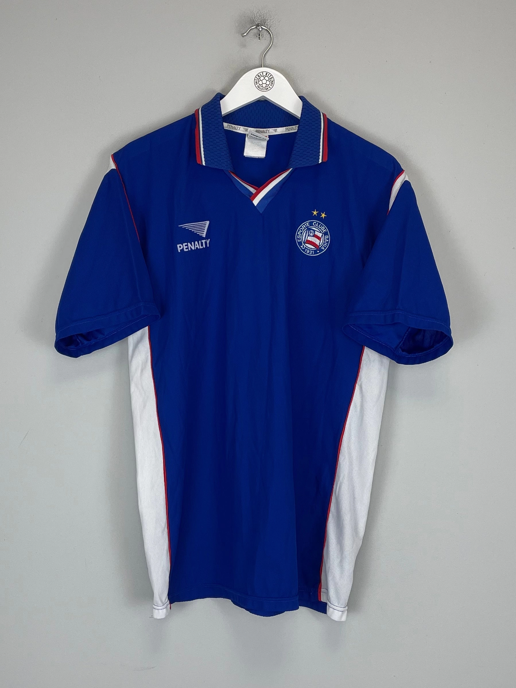 Breathable Jersey Material Dynamic Fit Technology 2003/04 CLUBE BAHIA #10 HOME SHIRT (L) PENALTY