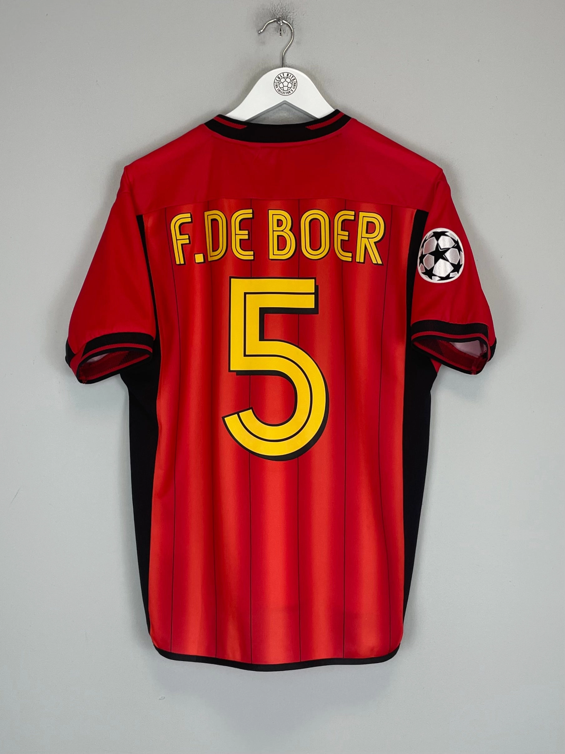 Versatile Fit 2003/04 GALATASARAY DE BOER #5 C/L THIRD SHIRT (S) UMBRO