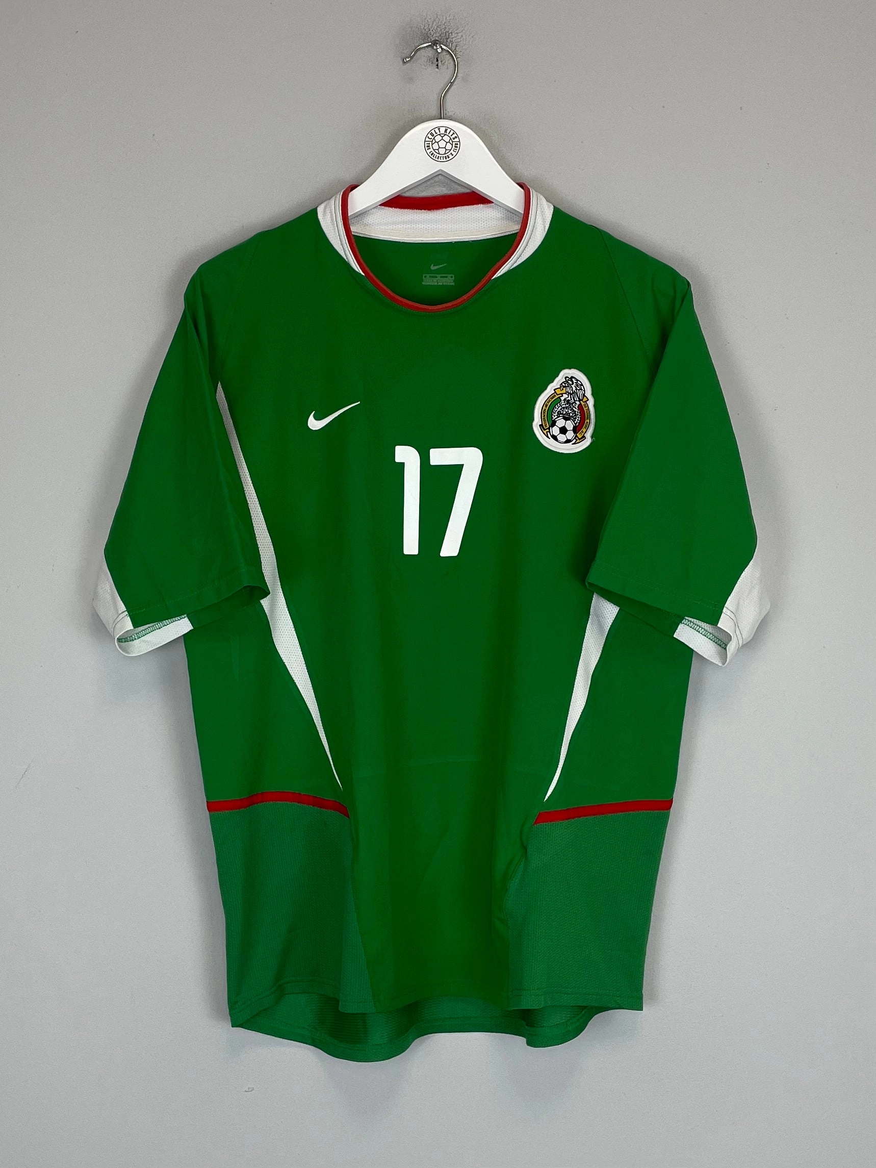 Relaxed Comfort 2003/04 MEXICO #17 HOME SHIRT (M) NIKE
