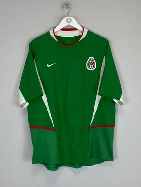 2003/04 MEXICO HOME SHIRT (L) NIKE Refined fit