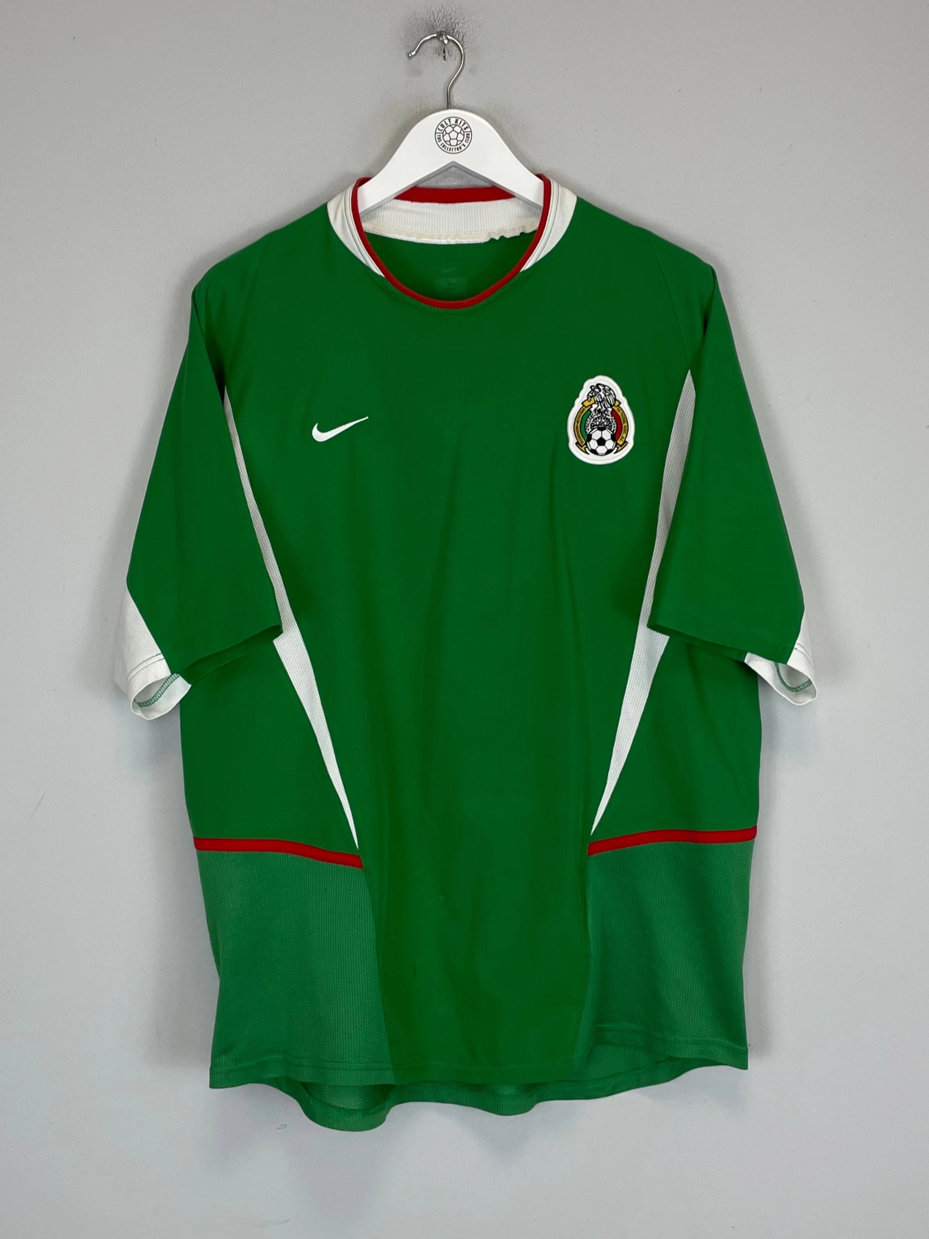 2003/04 MEXICO HOME SHIRT (L) NIKE Refined fit