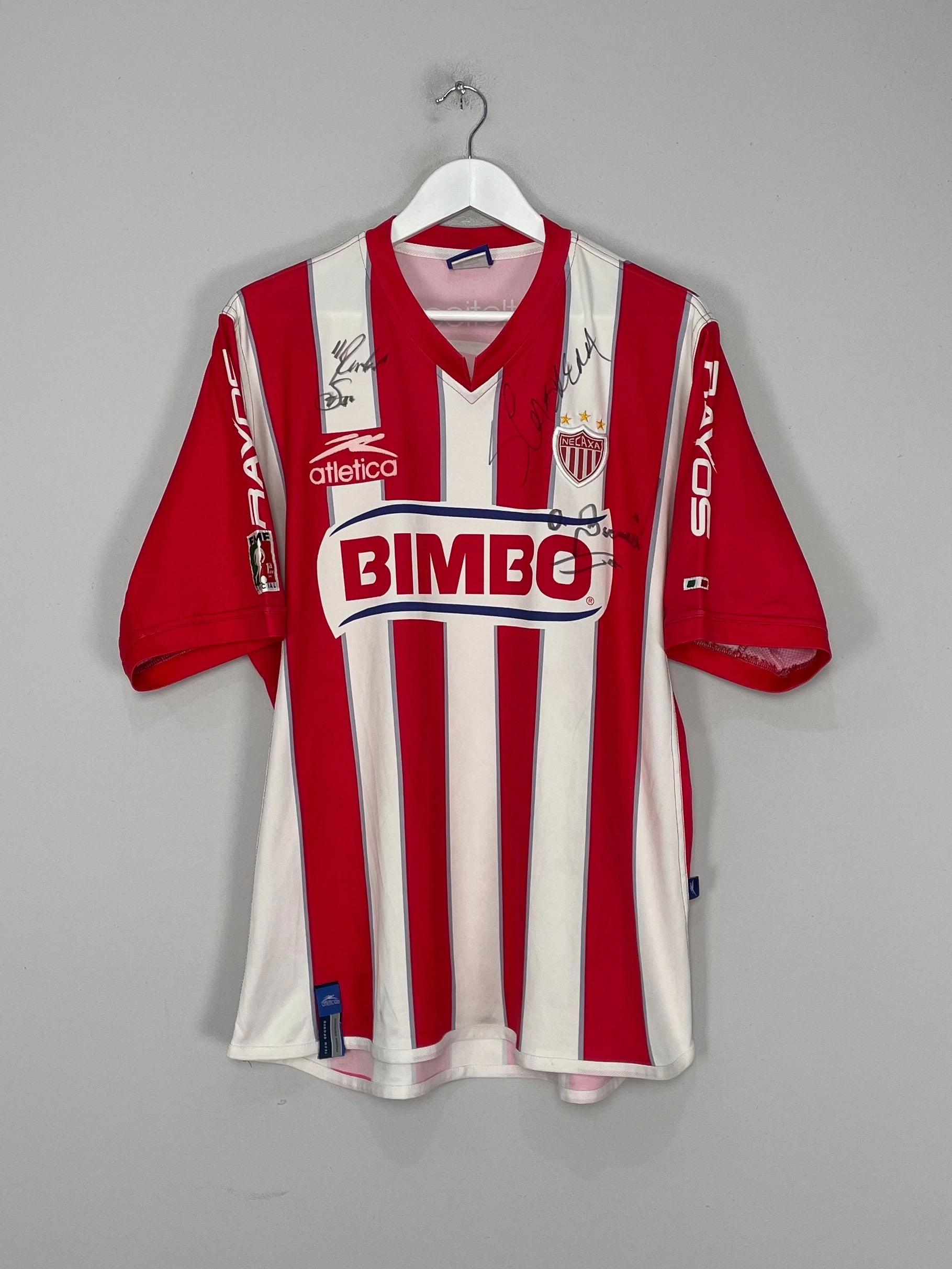 Adjustable Hem 2003/05 NECAXA *SIGNED* #9 HOME SHIRT (XL) ATLETICA