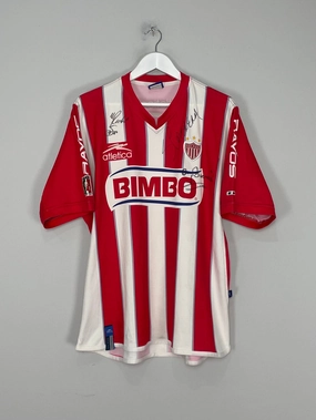 Adjustable Hem 2003/05 NECAXA *SIGNED* #9 HOME SHIRT (XL) ATLETICA