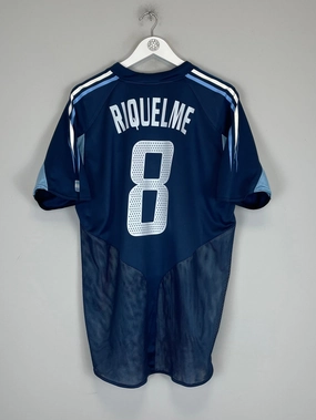 2004/05 ARGENTINA RIQUELME #8 AWAY SHIRT (L) ADIDAS Air Optimized