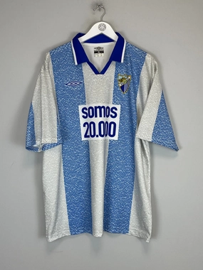 2004/05 MALAGA 'SOMOS 20,000' HOME SHIRT (XL) UMBRO Second Skin
