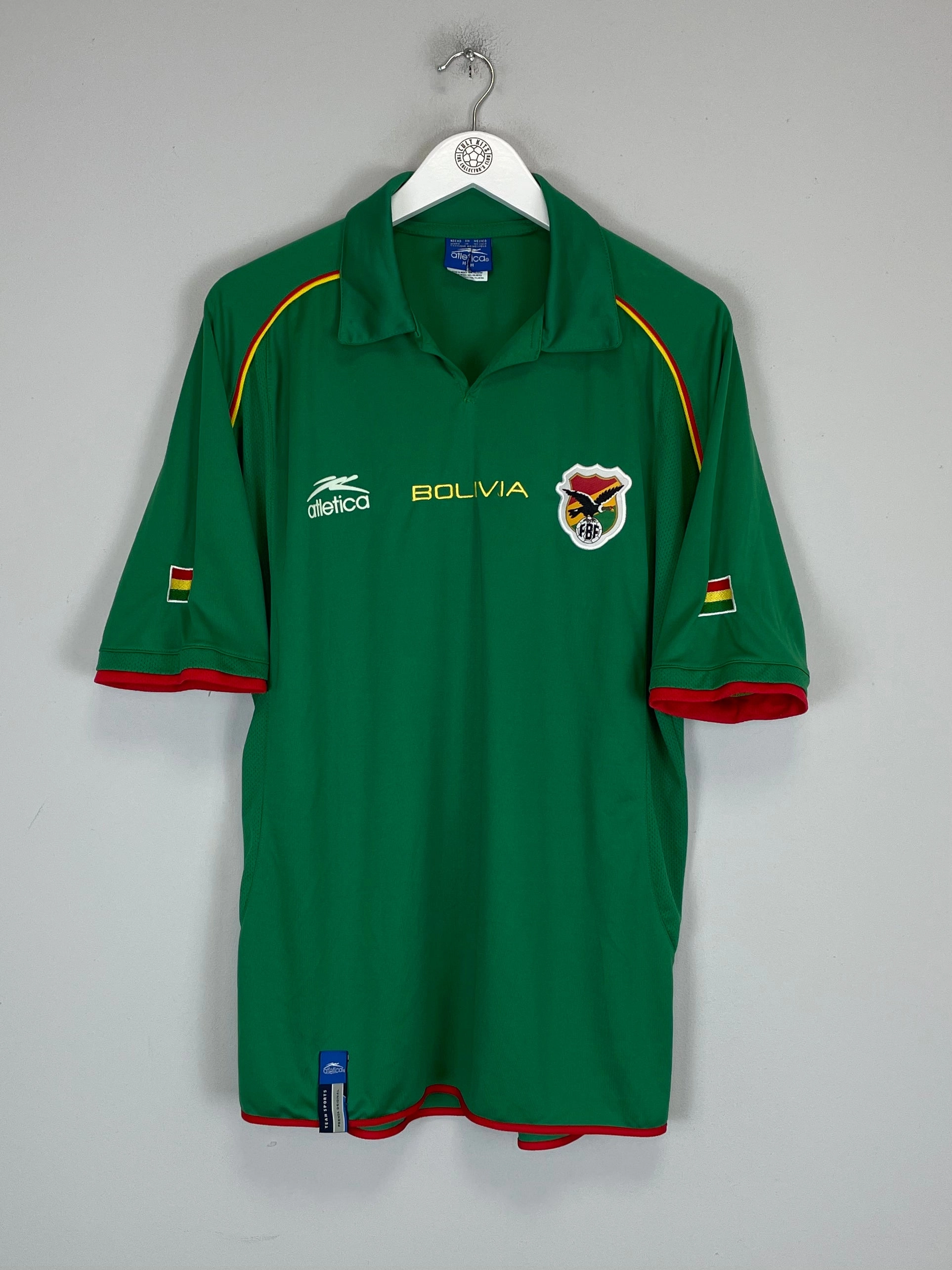 2004/06 BOLIVIA HOME SHIRT (M) ATLETICA Workout Layer