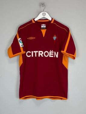 2004/06 CELTA VIGO AWAY SHIRT (M) UMBRO Adaptable Fit