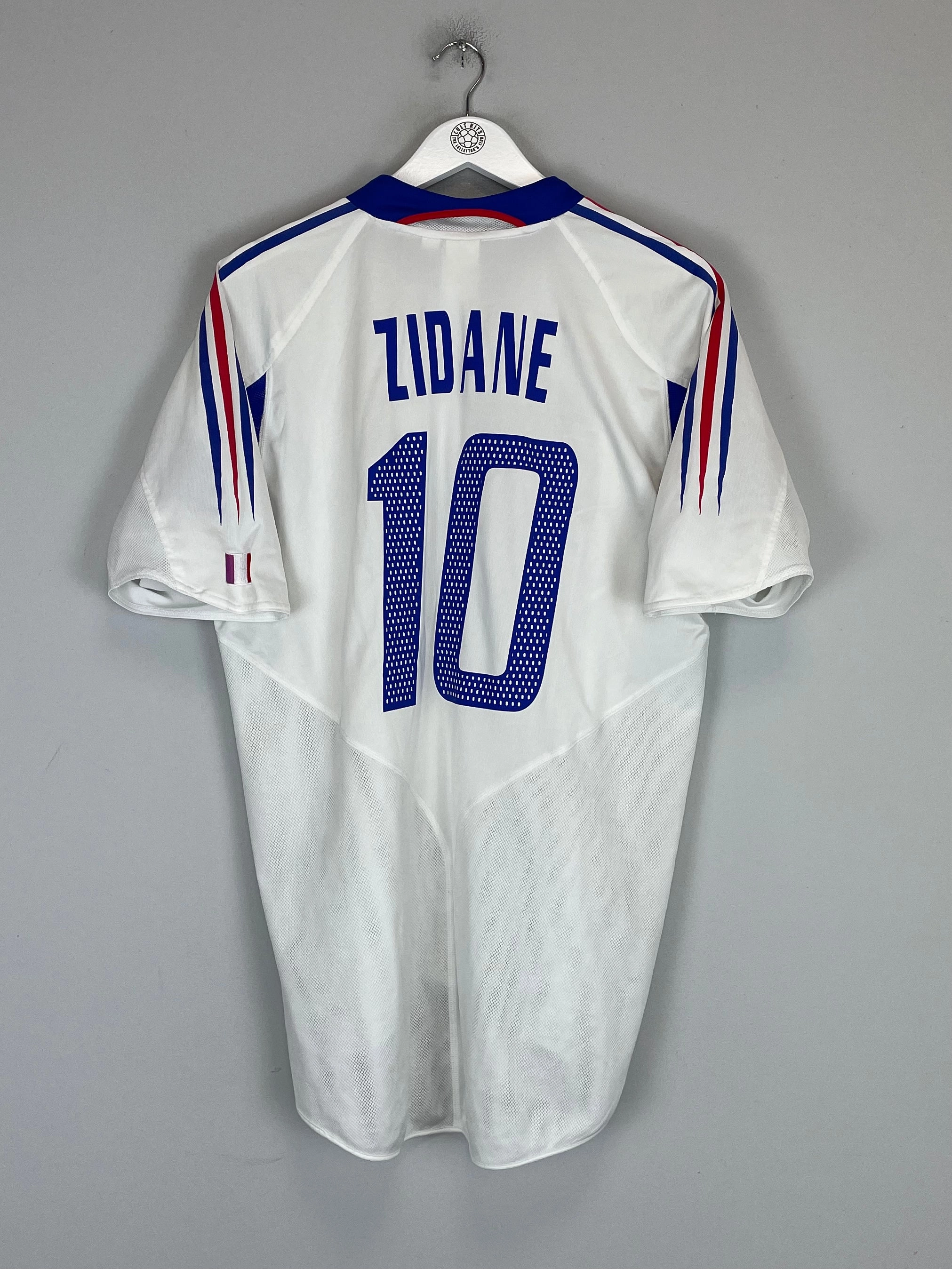2004/06 FRANCE ZIDANE #10 AWAY SHIRT (L) ADIDAS Street Motion