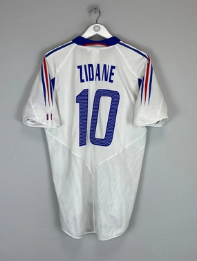 2004/06 FRANCE ZIDANE #10 AWAY SHIRT (L) ADIDAS Street Motion